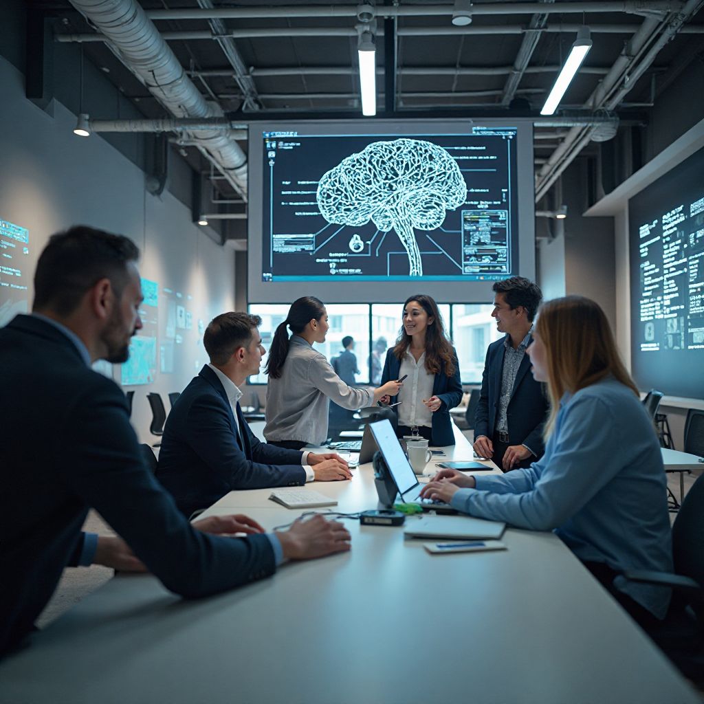 Team al lavoro su un progetto